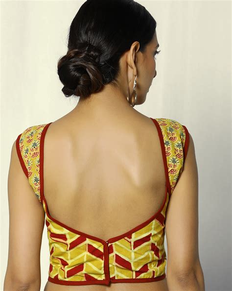 cotton saree blouse back neck designs 2018 30 latest simple blouse back neck designs
