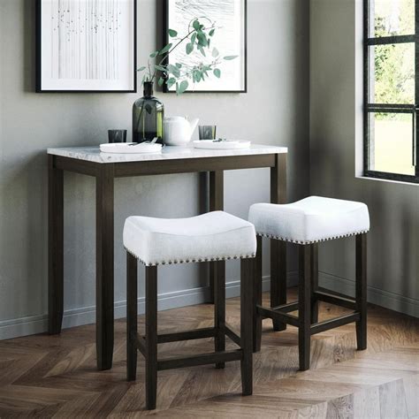 Maybe you would like to learn more about one of these? Nathan James Viktor 3-Piece White and Dark Brown Pub Table ...
