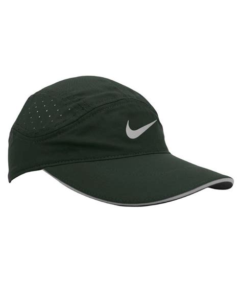 Nike Green Plain Polyester Caps Buy Nike Green Plain Polyester Caps
