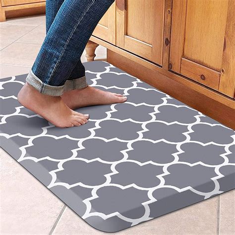 pauwer anti fatigue kitchen floor mat set of 2 thick cushioned kitchen mat heavy duty comfort