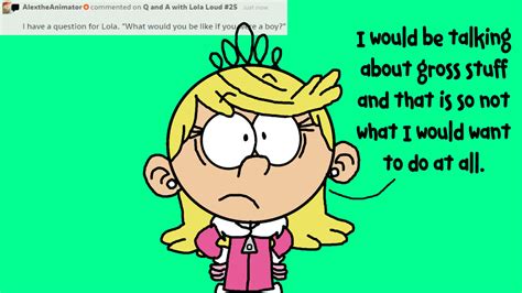 Q And A With Lola Loud 26 By Ianandart Back Up 3 On Deviantart