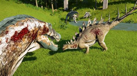 162 955 tykkäystä · 20 049 puhuu tästä. Jurassic World Evolution - 2 Spinosaurus VS 2 Kentrosaurus ...