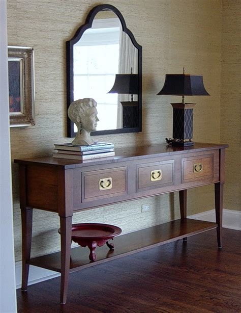 We have buffet tables both with and without hutches. Dining Room Side Table
