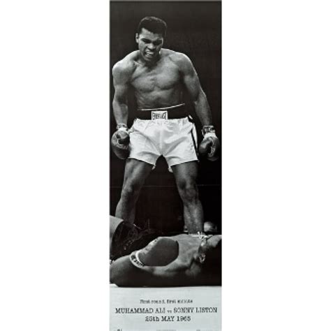 Muhammad Ali Liston Poster 21 X 62