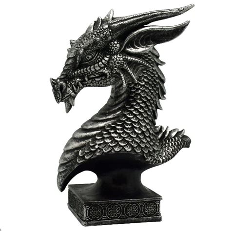 Jade dragon head statue is an epic base item. #Dragon #DragonBust #DragonHead #DragonHeadOnPedestal # ...