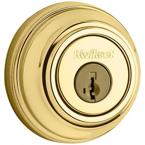 985 Double Cylinder Deadbolt Featuring Smartkey In Polished Brass