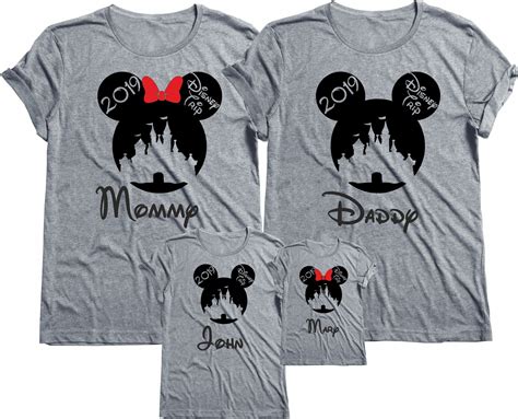 Disney Family Shirts Family custom tshirts, Family shirts, Family matching set,Family set ...