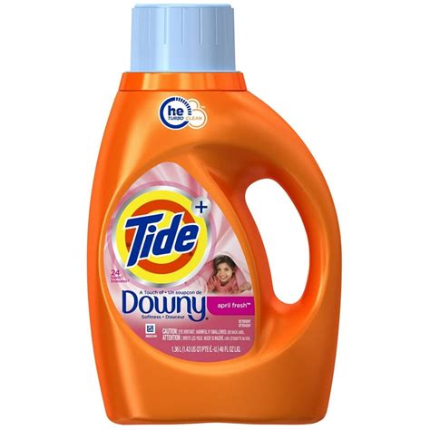 Tide Downy Liquid Laundry Detergent April Fresh 46 Oz