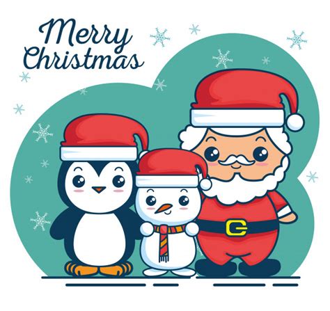 Dibujos kawaii de navidad para para colorear e imprimir - Fotos de amor