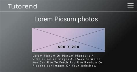 Placeholder Images For Your Website Using Picsum