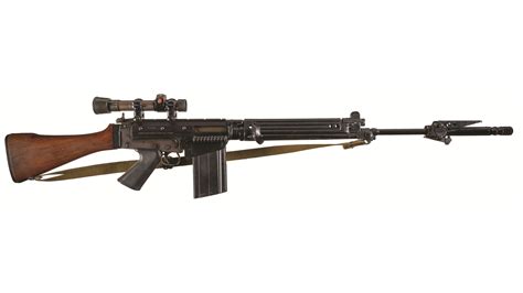 Fabrique Nationale G Series Fal Semi Automatic Rifle With Scope Rock