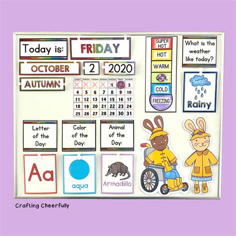 Diy Children S Calendar Free Printables From Crafting Cheerfully