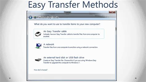 Using Windows Easy Transfer Windows 7 Youtube