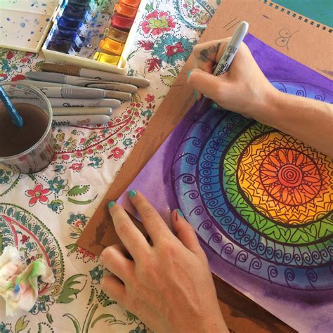 Want To Make Your Own Mindful Mandala We Will Start By Painting The