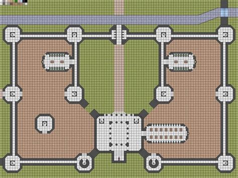 Medieval kingdom wall blueprints for minecraft houses castles. My Castle and Courtyard - Screenshots - Show Your Creation ...