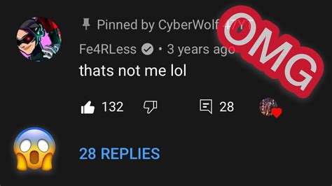 Fe4rless Comments On My Video After I Got Trolled Youtube