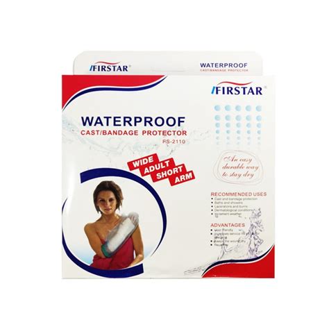 Waterproof Wide Cast Protector For Arm Adult Israeli First Aid