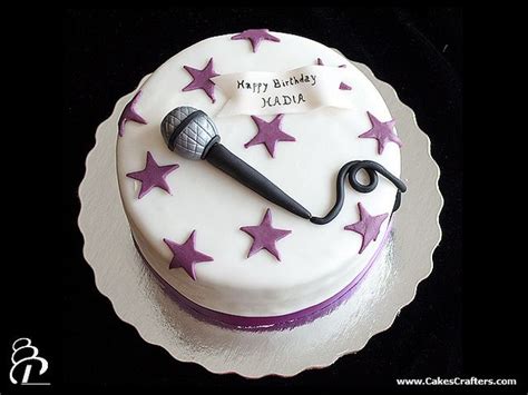 Karaoke Birthday Cake By Cakes Crafters Via Flickr Music Cakes