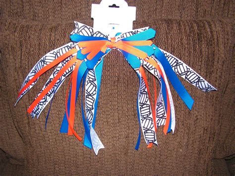 Sport Ponytail Ribbons 8 Bow Holder Looking For Someone Cheerleading