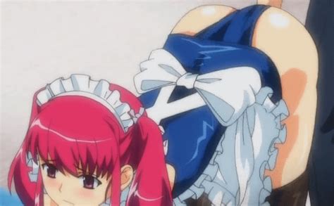 Natsumize Sukumi Tsundere Inran Shoujo Sukumi Animated Animated  Apron Ass Ass Shake