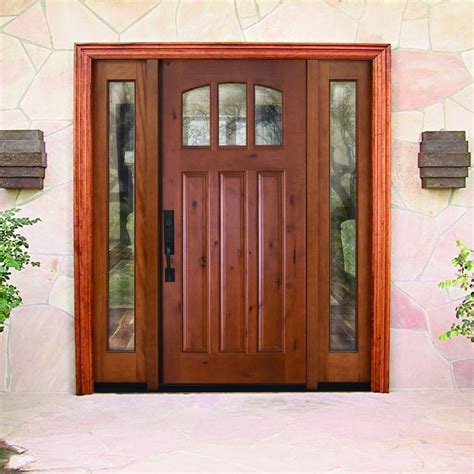Find secure, sturdy and trendy knotty alder doors at alibaba.com for residential and commercial uses. Steves & Sons 68 in. x 80 in. Craftsman 3 Lite Arch ...