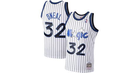 Mitchell And Ness Shaquille Oneal Orlando Magic 1993 94 Hardwood