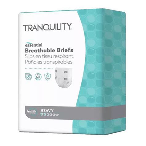 Tranquility Essential Breathable Brief Adult Diaper With Tabs Heavy