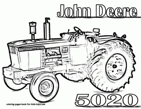 Free Printable John Deere Coloring Pages Coloring Pages