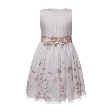 Acquista online gli esclusivi abiti da donna della nuova collezione di elisabetta franchi: Mimilú - Abito Cerimonia Ricamato Bambina - annameglio.com ...