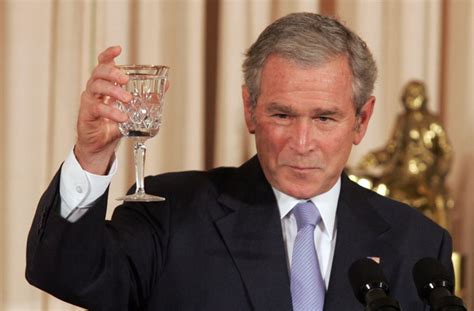 Psbattle George Bush Raising A Glass Photoshopbattles