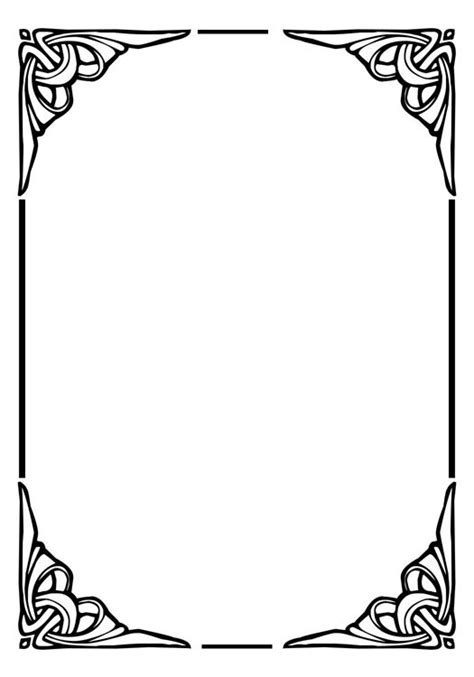 Page Dividers Plus Black And White Borders And Frames Clip Art Frames