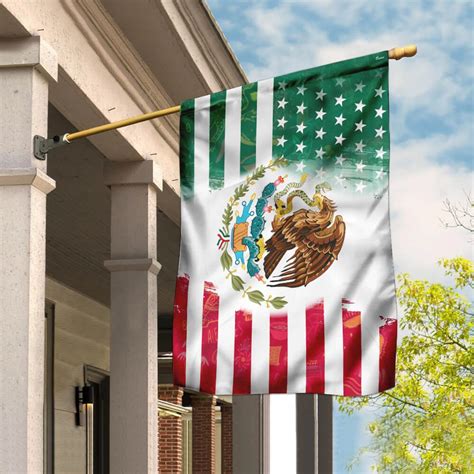 Mexican American Flag Flagwix