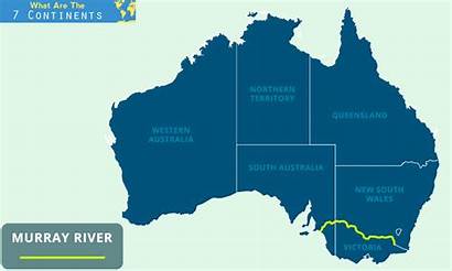 River Australia Map Longest Rivers Continents Maps