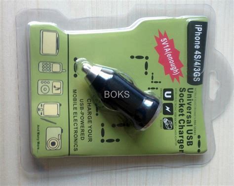 Usb Car Charger Usb 02 Boks China Manufacturer Chargers