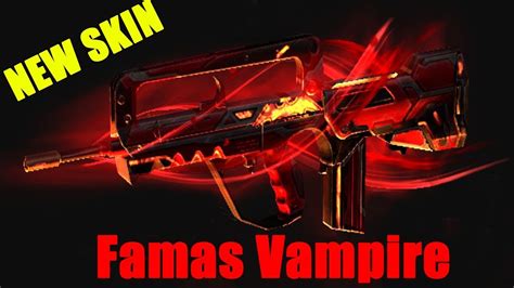 Learn garena free fire weapon royale rare item trick i used. New Famas Vampire Skins New Weapon Royale || Garena Free ...