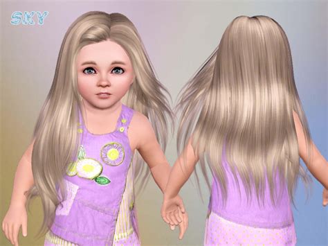The Sims Resource Skysims Hair Toddler 251geia
