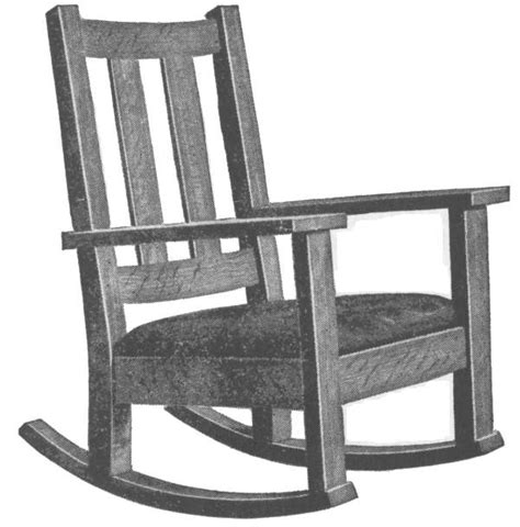 Mission Rocking Chair Digital Woodworking Plans