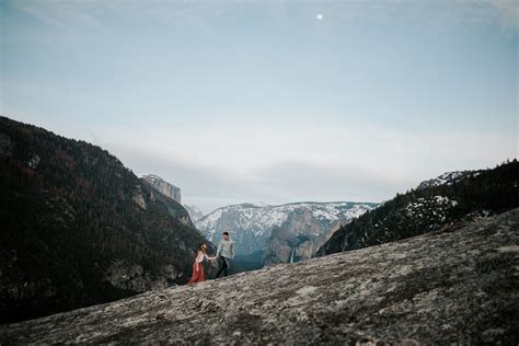 Amanda Nicolas Adventurous Yosemite Valley Engagement Kristen Kaiser