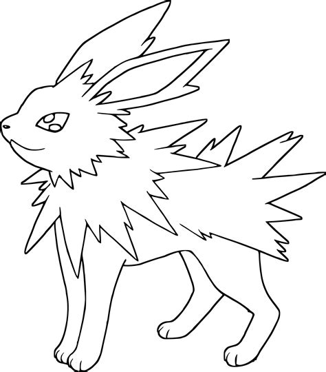 Si tu arrives à retrouver la couleur de sa fourrure, evoli te. Coloriage Voltali Pokemon à imprimer