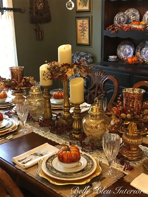 Gather Around the Table Thanksgiving Blog Hop - Belle Bleu Interiors