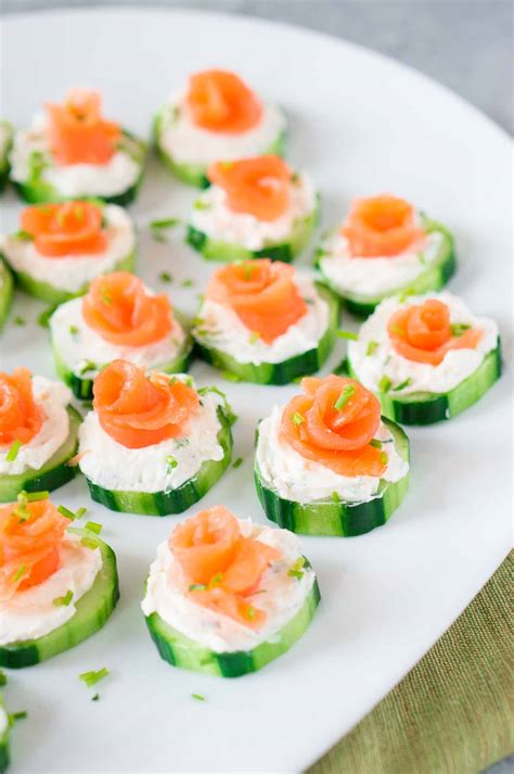 Smoked Salmon Cucumber Bites Easy Appetizer Delicious Meets Healthy