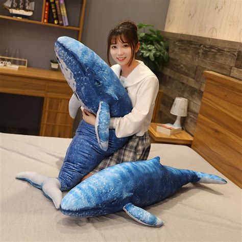 Whale Stuffed Animal Big Blue Whale Shark Stuffed Animal Plush Toys