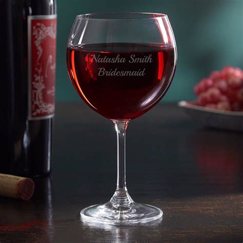 Personalized Red Wine Glass 19oz