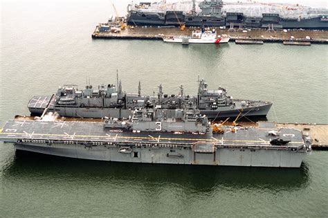 Aerial View Of The Amphibious Assault Ship Uss Kearsarge