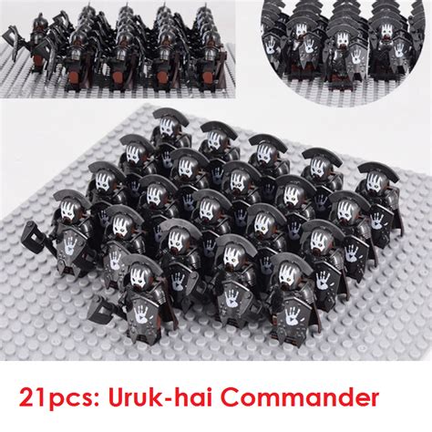 21pcsset Orcs Uruk Hai Army Heavy Infantry And Similar Items