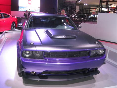 Chrysler Group Mopar Concept Car Dodge Challenger In Purple Todd