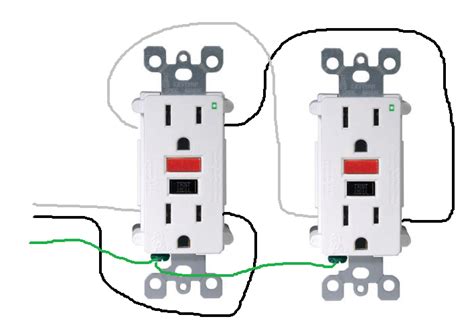 Good review of ohm's law note that voltage drop in example exceeds 10% note the application of ohm's law. electrical - How do I properly wire GFCI outlets in parallel? - Home Improvement Stack Exchange