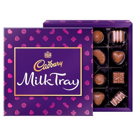 cadbury milk tray chocolate box 360g bb foodservice