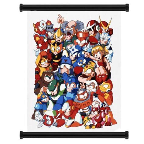 Mega Man Game Fabric Wall Scroll Poster 16 X 20 Inches Find Out
