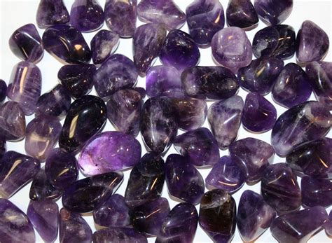 Amethyst Tumbled Stones, 3/4" - Brazil - Gary's Gem Garden